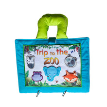 Load image into Gallery viewer, Trip to the Zoo Cloth Book

