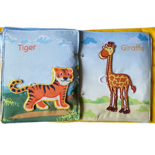 Load image into Gallery viewer, Trip to the Zoo Cloth Book
