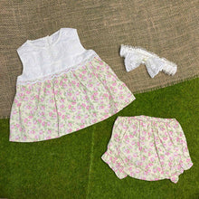 Load image into Gallery viewer, Deberry Lacey Top Details Baby Set
