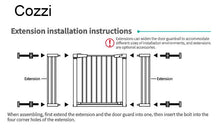 Load image into Gallery viewer, Cozzi Door Gate Extensions
