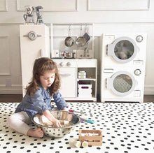 Load image into Gallery viewer, Play with Pieces - Polka Dot/ Geo Play Mat
