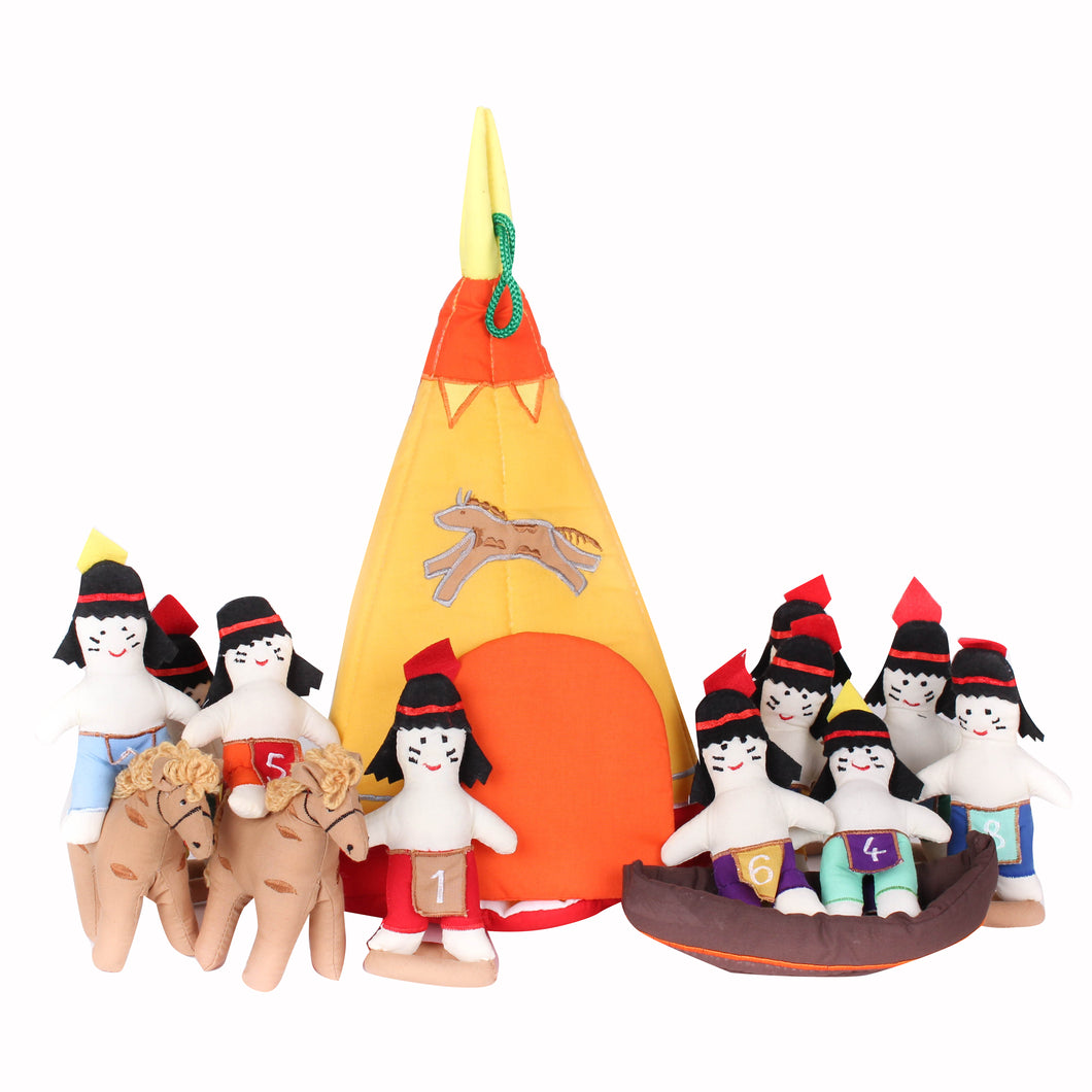Indian Teepee Counting Soft Toy