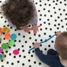 Load image into Gallery viewer, Play with Pieces - Moroccan Rug/ Polka Dot Play Mat
