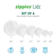 Load image into Gallery viewer, Zippies Lidz - Reusable Silicone Stretch Lids
