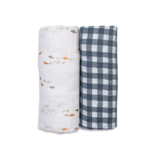 Load image into Gallery viewer, Lulujo - Cotton Muslin Set of 2
