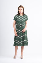 Load image into Gallery viewer, Mome - Selena Dress Floral Dark Green Design
