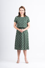 Load image into Gallery viewer, Mome - Selena Dress Floral Dark Green Design
