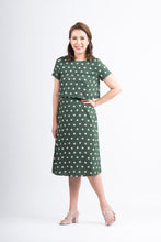 Load image into Gallery viewer, Mome - Selena Dress Floral Dark Green Design
