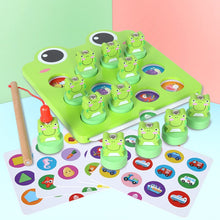 Load image into Gallery viewer, Wooden Fishing Frog Memory Game
