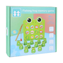 Load image into Gallery viewer, Wooden Fishing Frog Memory Game

