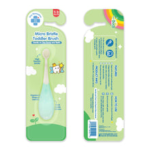Load image into Gallery viewer, Tiny Buds Micro Bristle Toddler Brush (1-3 Yrs Old)
