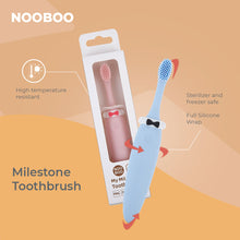 Load image into Gallery viewer, Nooboo Milestone Silicone Toothbrush
