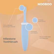 Load image into Gallery viewer, Nooboo Milestone Silicone Toothbrush
