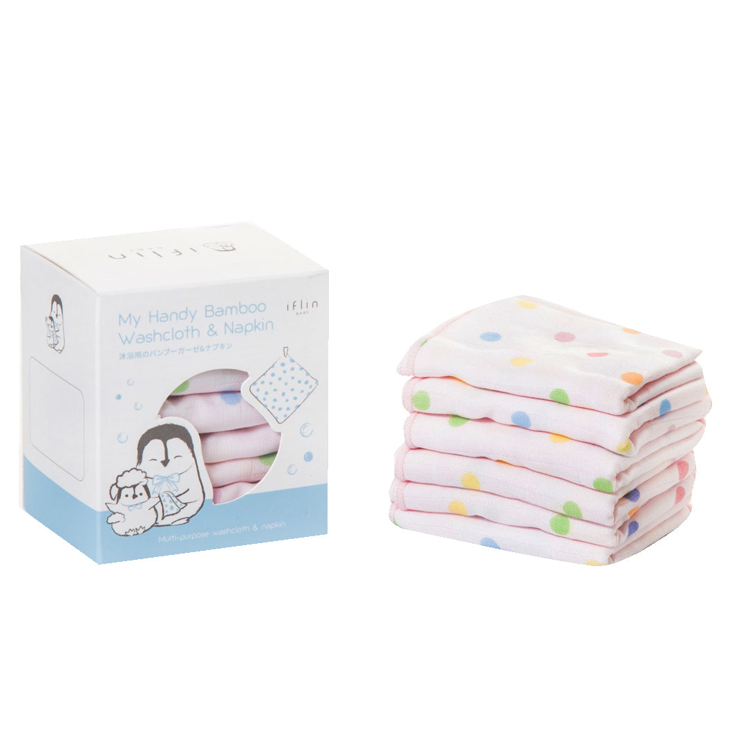 Iflin My Handy Bamboo Washcloth & Napkin