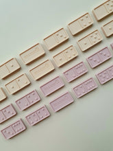 Load image into Gallery viewer, Tots &amp; Kisses Domino Set in Rose Mix
