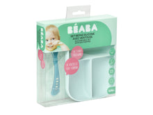 Load image into Gallery viewer, Beaba Silicone Suction Divided Plate + 2nd Stage  Spoon
