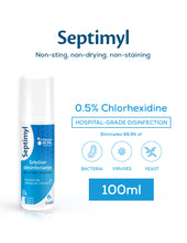 Load image into Gallery viewer, Septimyl Disinfectant Solution 100ml Spray Bottle expiration: (07/2024)
