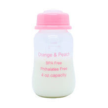 Load image into Gallery viewer, Orange and Peach Standard Neck Breastmilk Storage Bottles
