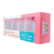 Load image into Gallery viewer, Orange and Peach Standard Neck Breastmilk Storage Bottles
