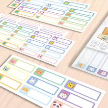 Load image into Gallery viewer, Totsafe Label &#39;N Go Write On Self-Laminating Stickers 74&#39;s

