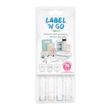 Load image into Gallery viewer, Totsafe Label &#39;N Go Write On Self-Laminating Stickers 74&#39;s
