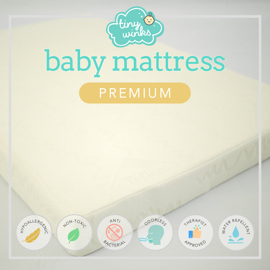 Tiny Winks Premium Mattress - Lily and Tucker size Tyler 4x23.5x47.25