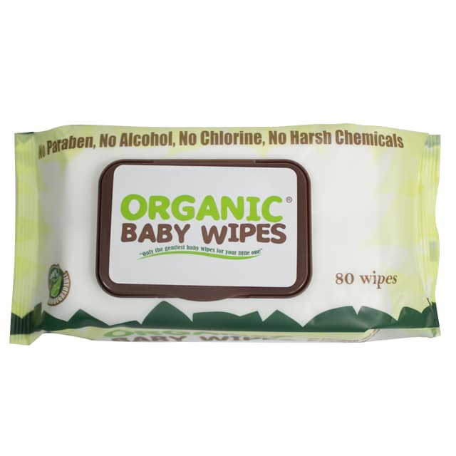 Organic Baby Wipes with Lid (Buy 1 Get 1 Free)