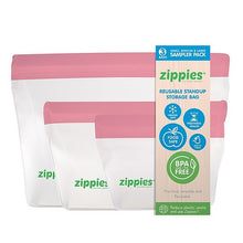 Load image into Gallery viewer, Zippies Reusable Bags (Sampler Color Pack)
