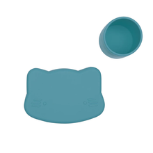Load image into Gallery viewer, We Might Be Tiny - Snackie Silicone Snack Bowl &amp; Plate
