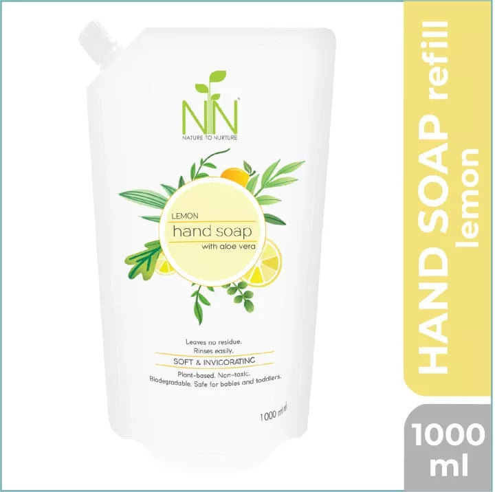 Nature to Nurture Hand Soap With Aloe Vera 1000ml Refill