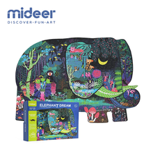 Load image into Gallery viewer, Mideer Large Animal Shape Puzzle
