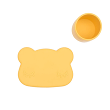 Load image into Gallery viewer, We Might Be Tiny - Snackie Silicone Snack Bowl &amp; Plate

