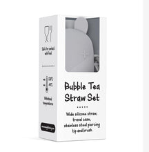 Load image into Gallery viewer, We Might Be Tiny Bubble Tea Straw Set

