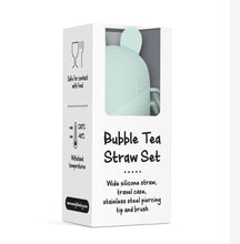 Load image into Gallery viewer, We Might Be Tiny Bubble Tea Straw Set

