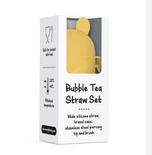 Load image into Gallery viewer, We Might Be Tiny Bubble Tea Straw Set
