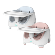 Load image into Gallery viewer, Orange and Peach Premium Booster Seat and Travel High Chair
