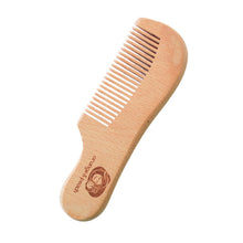 Load image into Gallery viewer, Orange &amp; Peach Wooden Hairbrush Set with Comb
