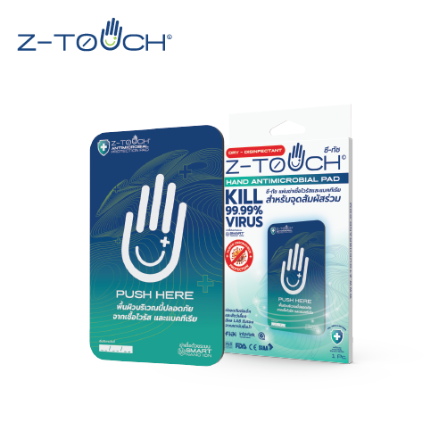 Z Touch - Hand Push Antimicrobial Pad