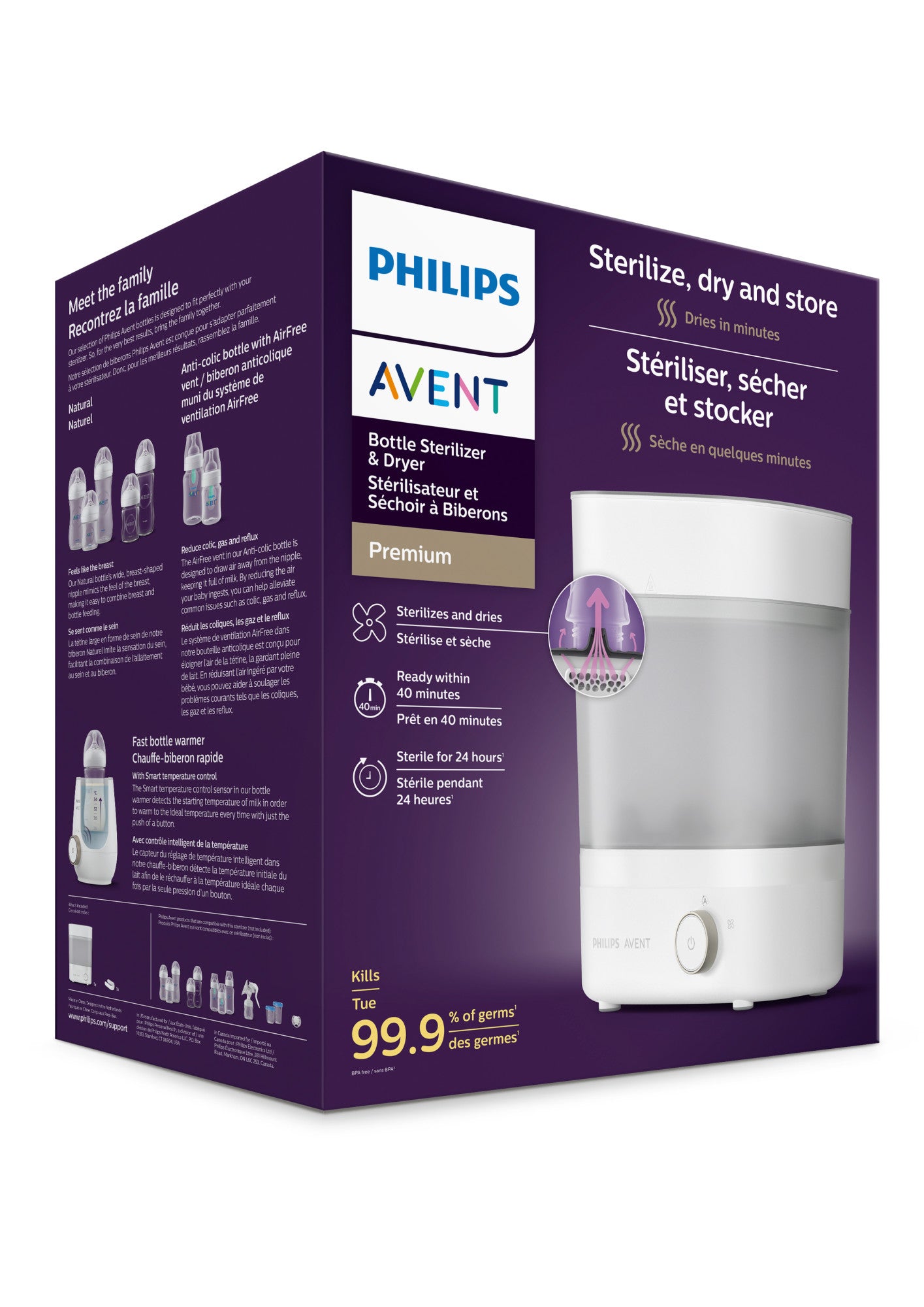 Philips Avent Premium Baby Bottle Sterilizer – Urban Mom