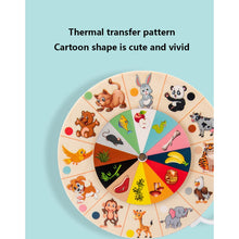 Load image into Gallery viewer, Wooden Multiplication Formula Decomposition Plate
