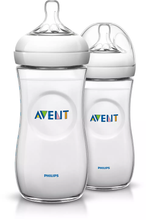 Load image into Gallery viewer, Philips Avent Natural Baby Bottle 11oz/330ml Twin Pack
