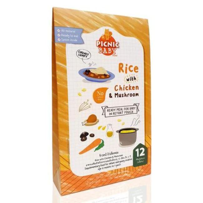 Picnic Baby Rice With Chicken & Mushroom 120g (12m+)