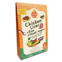 Load image into Gallery viewer, Picnic Baby Chicken Liver With Rice And Mixed Veggies 100g (6m+)
