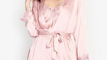 Load image into Gallery viewer, Feminism Clothing - 4pcs Silk Robe Set (Athena)
