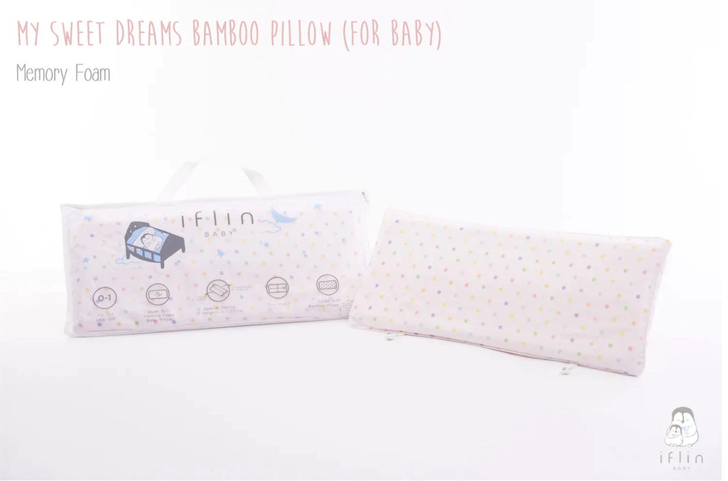 Iflin My Sweet Dreams Bamboo Pillow Baby