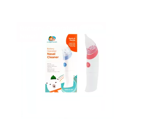 Orange and Peach Battery Operated Nasal Cleaner
