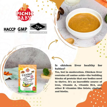 Load image into Gallery viewer, Picnic Baby Chicken Liver With Rice And Mixed Veggies 100g (6m+)
