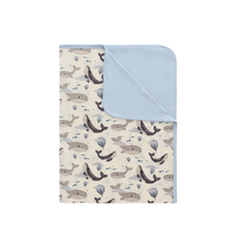 Load image into Gallery viewer, Bamberry - Reversible Bamboo Stretch Swaddle
