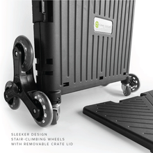 Load image into Gallery viewer, Clever Spaces Stair Climber Foldable Trolley Cart (with Lid)
