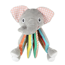 Load image into Gallery viewer, Infantway - Huggabooks Elephant Plush Toy Cloth Book
